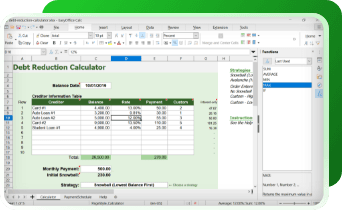 Calc application screenshot