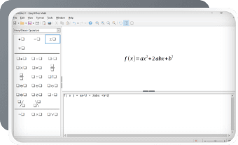 Math application screenshot